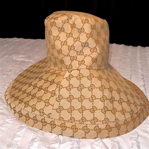 gucci floppy beach hat|gucci hats and gloves.